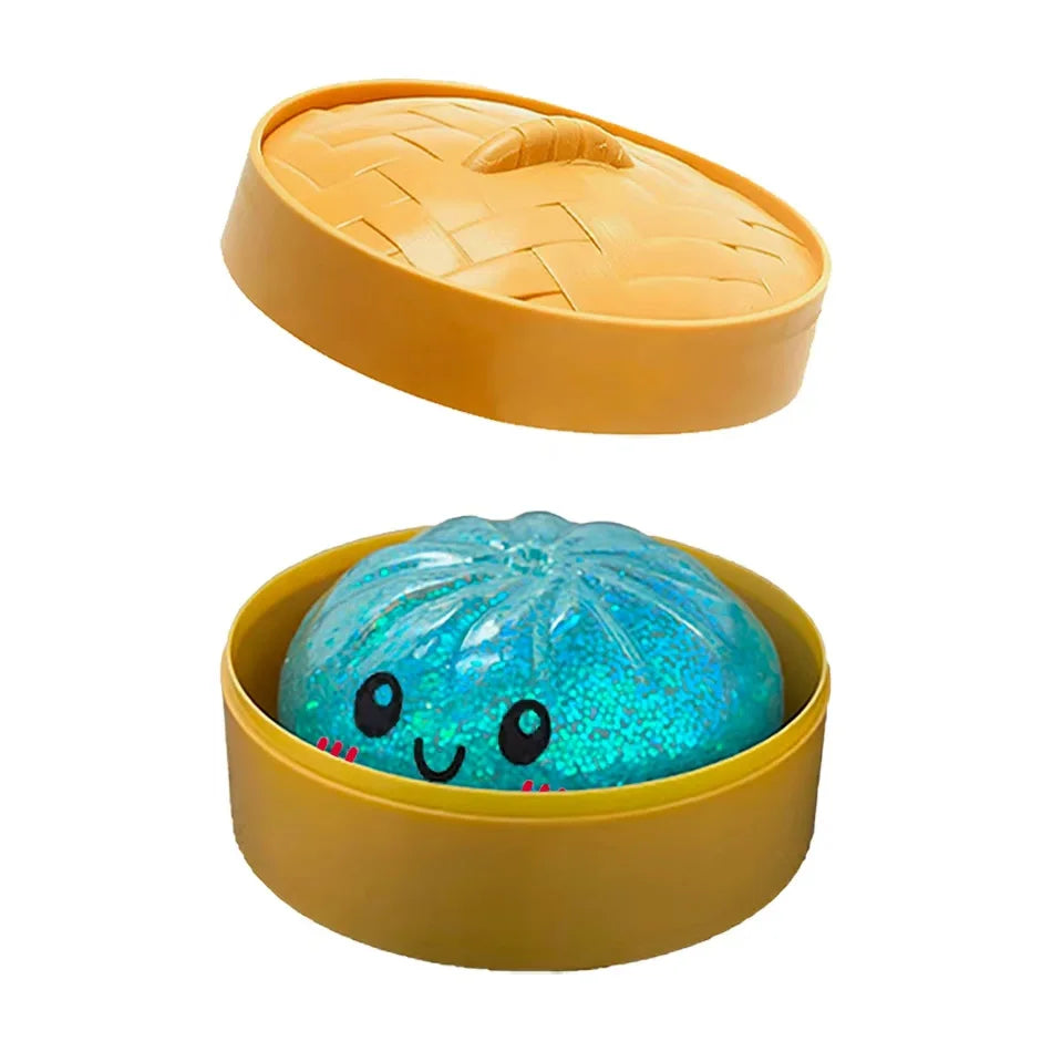 Dumpling Squishy Glitter Antistress