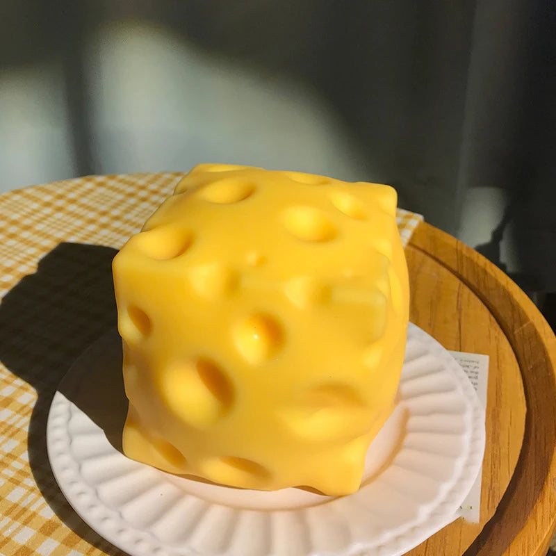 Formaggio Squishy Antistress – Cubo Cheese Morbido Slow Rising