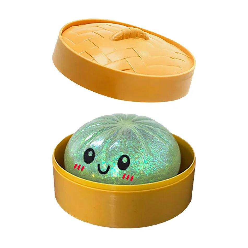 Dumpling Squishy Glitter Antistress